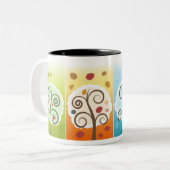 Mok met vier seizoenen (Voorkant links)