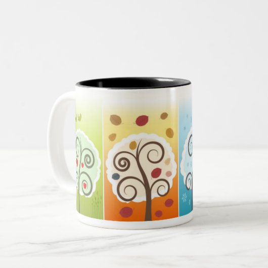 Mok met vier seizoenen (Voorkant links)