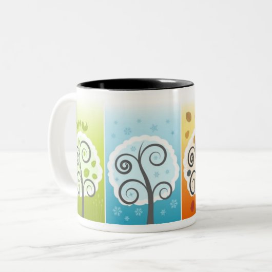 Mok met vier seizoenen (Voorkant links)