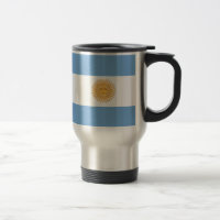 Mok met vlag van Argentinië