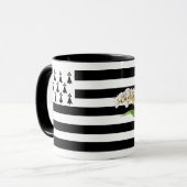 Mok met vlag van Bretagne (Frankrijk) (Voorkant links)