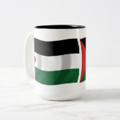 Mok met vlag van de Palestijnse Autoriteit (Voorkant links)