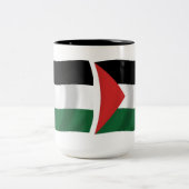Mok met vlag van de Palestijnse Autoriteit (Center)