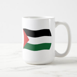 Mok met vlag van de Palestijnse Autoriteit