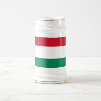 Mok met vlag van Hongarije