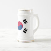 Mok met vlag van Zuid-Korea (Voorkant rechts)