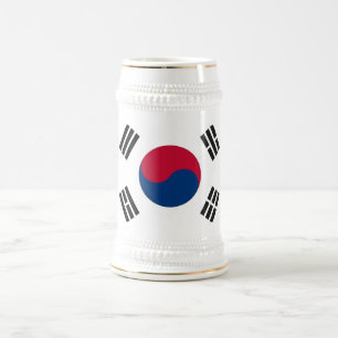 Mok met vlag van Zuid-Korea