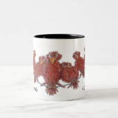 Mok met vogelcartoons (Center)