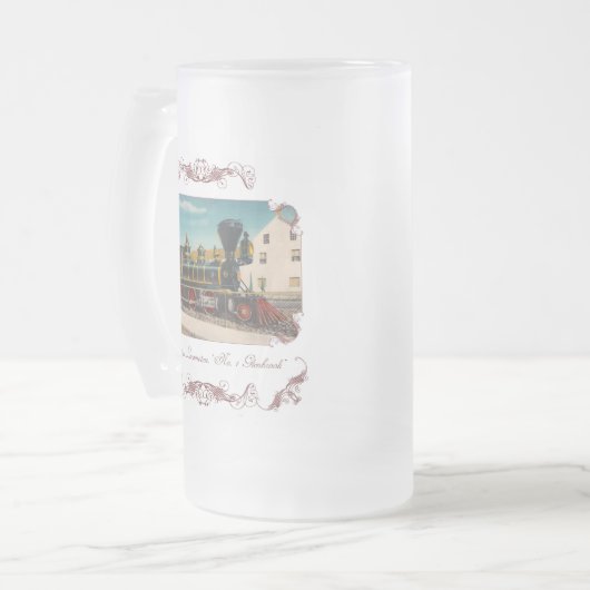 Mok met vorstlocomotief (Voorkant links)