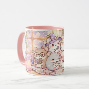 Mok met vriendelijke magische muisjes