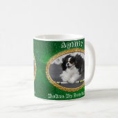 Mok met vrolijke Cavalier Agility-hond (Voorkant rechts)