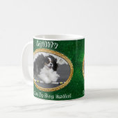 Mok met vrolijke Cavalier Agility-hond (Voorkant links)