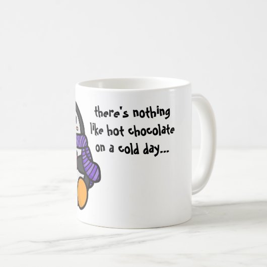 Mok met warme chocolade (Voorkant rechts)