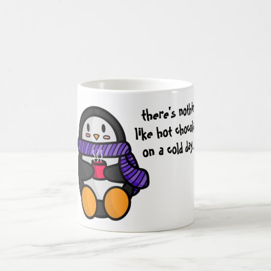 Mok met warme chocolade (Center)