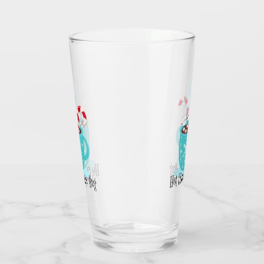 Mok met warme chocolade glas (Rechts)