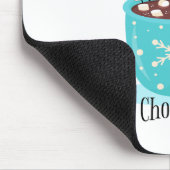 Mok met warme chocolade muismat (Hoek)