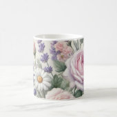 Mok met Waterverf Bloemenpatroon 2/6 (Center)