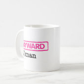 Mok met Wayward Woman Logo (Voorkant links)