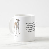 Mok met wieltjes - met twee afbeeldingen en een mo (Voorkant links)