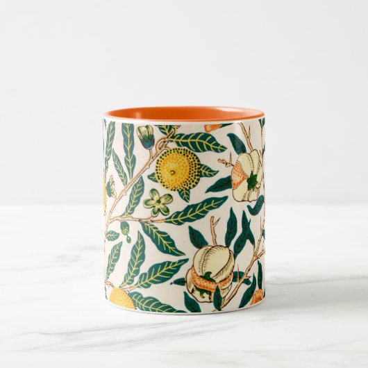 MOK MET WILLIAM MORRIS "GEEL POMEGRANATEN" (Center)