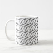 Mok met witte koffie (Links)