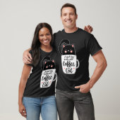 Mok met zwarte kat t-shirt (Unisex)