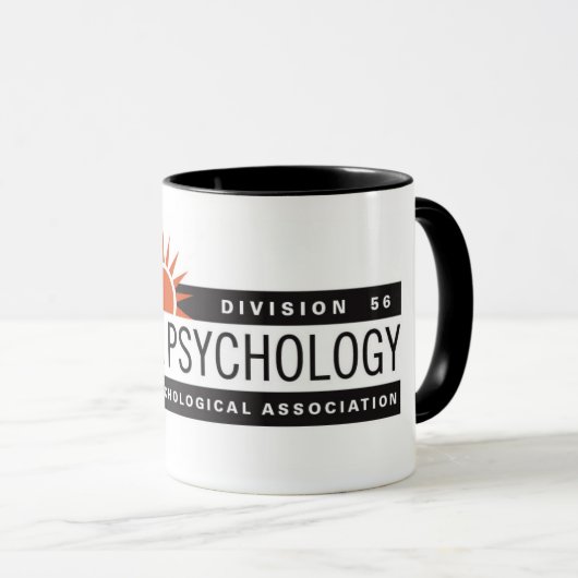 Mok met zwarte rand (Voorkant rechts)