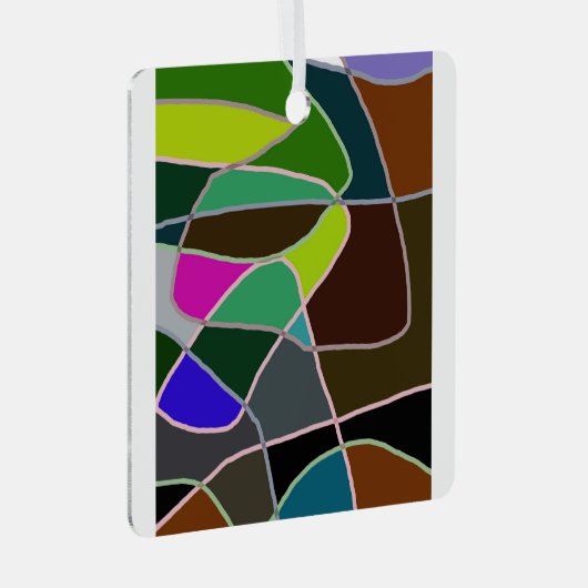 mok metalen ornament (Voorkant Rechts)