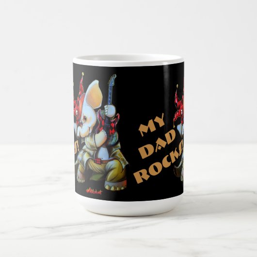 Mok Metalphant Jester Mijn vader Rocks Mok (Center)