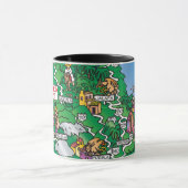 Mok Mexicaanse Cartoon Map (Midden)