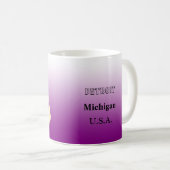 Mok - Michigan Staatskaart met Stad (Voorkant rechts)