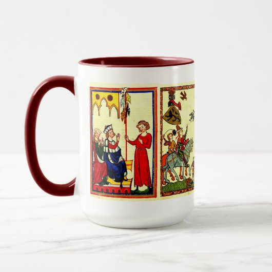 Mok middeleeuwse scènes (Links)