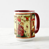 Mok middeleeuwse scènes (Voorkant rechts)