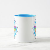Mok Mimosa Rainbow Champagne Glasses (Midden)