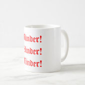 Mok Minder! Minder! Minder! (Voorkant rechts)