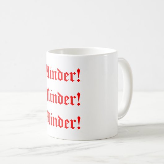 Mok Minder! Minder! Minder! (Voorkant rechts)