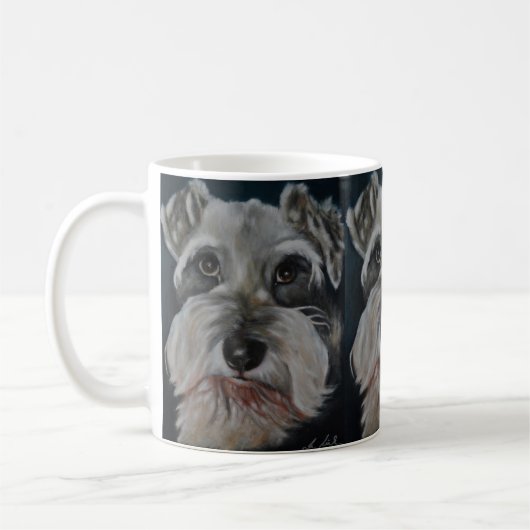 Mok Mini Schnauzer Coffe (Links)