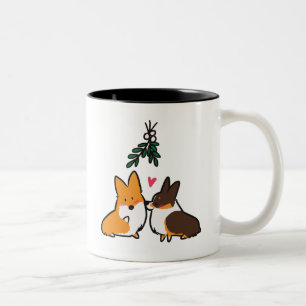 Mok Mistletoe Kiss Corgi