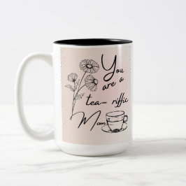 mok, moederdag tweekleurige koffiemok