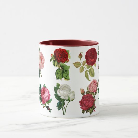 Mok Mok rozen vintage (Midden)