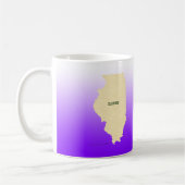 Mok - Mok van de staat Illinois met de stad (Links)