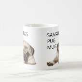 Mok monogram Naam Waterverf hond (Center)