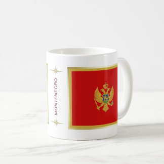 Mok Montenegro vlag + kaart