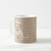 Mok mooie Labradodoodle Dog schilderijen (Voorkant links)
