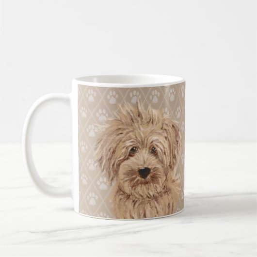 Mok mooie Labradodoodle Dog schilderijen (Links)
