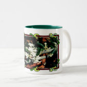 Mok-mooie Stephanotis-wijn Tweekleurige Koffiemok (Voorkant rechts)