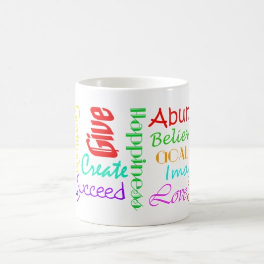 Mok motivatie Word Collage (Center)