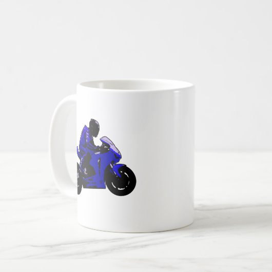 Mok motorfiets (Voorkant links)