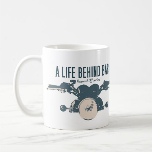 Mok motorfiets (Links)