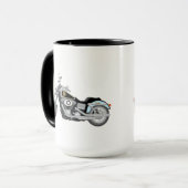 Mok motorfiets voor elke motorfiets 15 oz (Voorkant links)